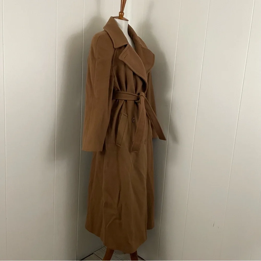 Vintage Brown Trench Coat - Picture 4 of 16